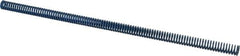 Associated Spring Raymond - 1/2" Hole Diam, 9/32" Rod Diam, 12" Free Length, Blue Die Spring - 42 Lb Max Deflection, 6" Max Deflection, Medium Duty, Chromium Alloy Steel - Eagle Tool & Supply