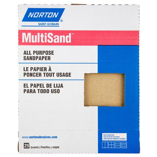 11″ × 9″ Multisand Paper Sheet 220 Grit Very Fine Aluminum Oxide - Eagle Tool & Supply
