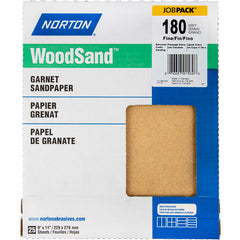 11″ × 9″ Woodsand A511 Paper Sheet 180 Grit Fine Garnet - Eagle Tool & Supply