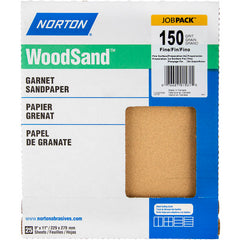 11″ × 9″ Woodsand A513 Paper Sheet 150 Grit Fine Garnet - Eagle Tool & Supply