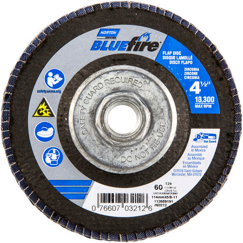 ‎4-1/2″ × 1/4″ × 5/8″-11 20X High Performance Flap Disc Type 29 Conical 60 Grit - Eagle Tool & Supply