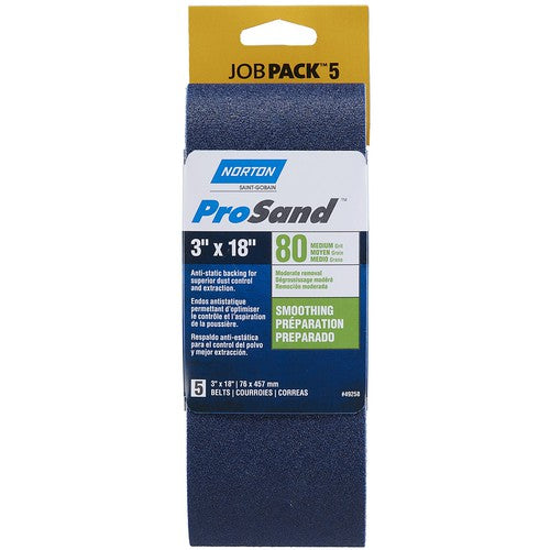 3″ × 18″ 3X High Performance Portable Belt 80 Grit Zirconia Alumina - Eagle Tool & Supply