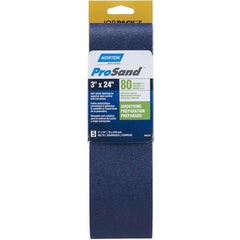 3″ × 24″ NorZon R811 Portable Belt 80 Grit Zirconia Alumina - Eagle Tool & Supply