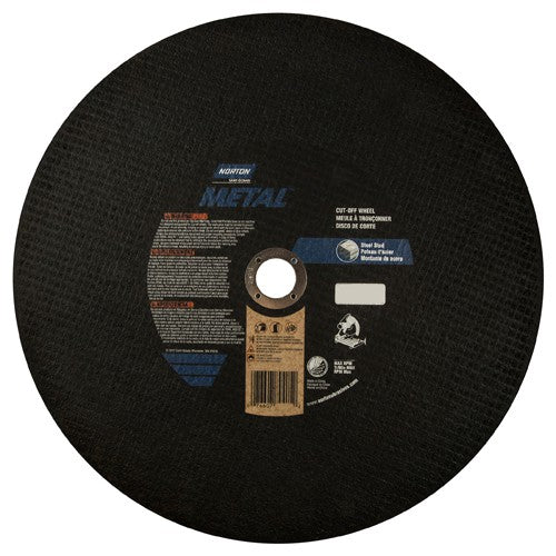 14″ × 7/64″ × 1″ Metal Chopsaw Cut-Off Wheel Type 01 Straight 36 Grit Aluminum Oxide - Eagle Tool & Supply