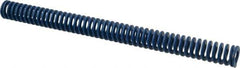 Associated Spring Raymond - 1" Hole Diam, 1/2" Rod Diam, 12" Free Length, Blue Die Spring - 240 Lb Max Deflection, 6" Max Deflection, Medium Duty, Chromium Alloy Steel - Eagle Tool & Supply