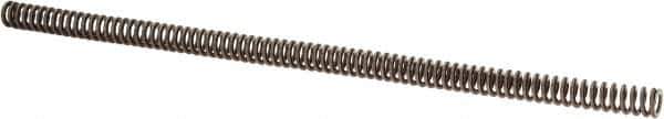 Associated Spring Raymond - 1/2" Hole Diam, 9/32" Rod Diam, 12" Free Length, Gold Die Spring - 57.6 Lb Max Deflection, 3.6" Max Deflection, Heavy Duty, Chromium Alloy Steel - Eagle Tool & Supply