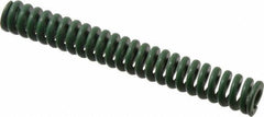 Associated Spring Raymond - 3/4" Hole Diam, 3/8" Rod Diam, 5-1/2" Free Length, Green Die Spring - 295.6 Lb Max Deflection, 1.38" Max Deflection, Extra Heavy Duty, Chromium Alloy Steel - Eagle Tool & Supply