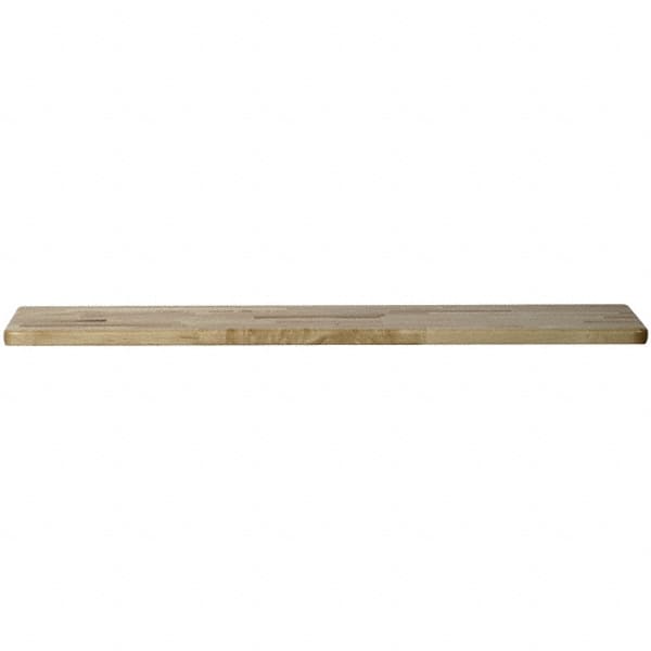 Hallowell - 9-1/2" Wide x 1-1/4" High x 108" Deep, Locker Benchtop - Eagle Tool & Supply