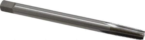 Hertel - 1/16-27 NPT, 4 Flute, Plug Chamfer, Bright Finish, High Speed Steel, Extension Pipe Tap - 4" OAL - Eagle Tool & Supply