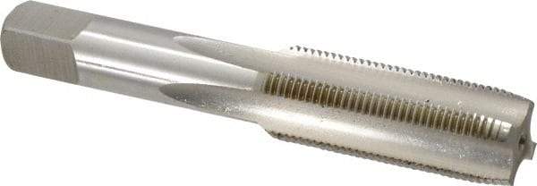 Hertel - 5/8-18 UNF, H4, 4 Flute, Plug Chamfer, Bright Finish, High Speed Steel Hand STI Tap - 4-1/32" OAL, 1-13/16" Thread Length - Eagle Tool & Supply