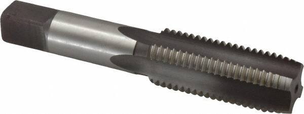 Hertel - 3/4-10 UNC, H5, 4 Flute, Plug Chamfer, Bright Finish, High Speed Steel Hand STI Tap - 4-11/16" OAL, 2-7/32" Thread Length - Eagle Tool & Supply