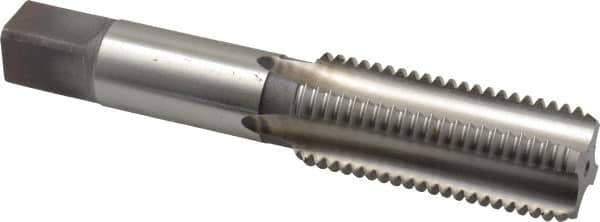 Hertel - 3/4-10 UNC, H5, 4 Flute, Bottoming Chamfer, Bright Finish, High Speed Steel Hand STI Tap - 4-11/16" OAL, 2-7/32" Thread Length - Exact Industrial Supply