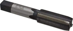 Hertel - 3/4-16 UNF, H4, 4 Flute, Plug Chamfer, Bright Finish, High Speed Steel Hand STI Tap - 4-15/32" OAL, 2" Thread Length - Exact Industrial Supply