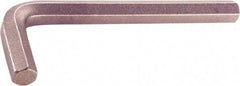 Ampco - 1" Hex, Long Arm, Nonsparking Hex Key - 8" OAL, Nickel Aluminum Bronze, Inch System of Measurement - Eagle Tool & Supply
