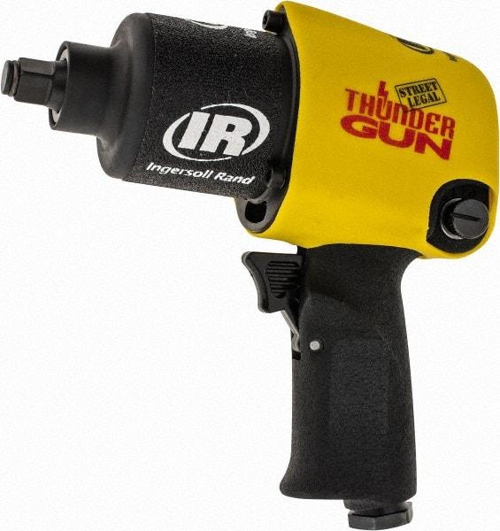 Ingersoll-Rand - 1/2" Drive, 10,000 RPM, 625 Ft/Lb Torque Impact Wrench - Pistol Grip Handle, 1,250 IPM, 5.4 CFM, 1/4" NPTF Inlet - Eagle Tool & Supply