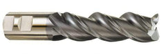 Cleveland - 1", 3 Flute, Single End, Powdered Metal, 0.09" Corner Radius End Mill - 5-1/2" OAL, 42° Helix, Right Hand Flute, 3" LOC, Right Hand Cut - Eagle Tool & Supply