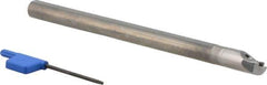 Iscar - 0.413" Min Bore Diam, 6" OAL, 3/8" Shank Diam, E-SWUB Indexable Boring Bar - WB.. 520L Insert, Screw or Clamp Holding Method - Eagle Tool & Supply