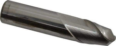Accupro - 5/8" Diam, 7/8" LOC, 2 Flute Solid Carbide Ball End Mill - Uncoated, Single End, 3" OAL, 5/8" Shank Diam, Spiral Flute - Eagle Tool & Supply