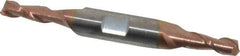 Accupro - 7/32", 9/16" LOC, 3/8" Shank Diam, 3" OAL, 2 Flute, Solid Carbide Square End Mill - Double End, TiCN Finish, Spiral Flute, 40° Helix, Centercutting, Right Hand Cut, Right Hand Flute - Eagle Tool & Supply