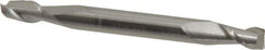 Accupro - 11/64", 5/16" LOC, 3/16" Shank Diam, 2" OAL, 2 Flute, Solid Carbide Square End Mill - Double End, Uncoated, Spiral Flute, 40° Helix, Centercutting, Right Hand Cut, Right Hand Flute - Eagle Tool & Supply