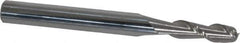 Accupro - 13/64", 5/8" LOC, 1/4" Shank Diam, 2-1/2" OAL, 2 Flute, Solid Carbide Square End Mill - Single End, Uncoated, Spiral Flute, 40° Helix, Centercutting, Right Hand Cut, Right Hand Flute - Eagle Tool & Supply