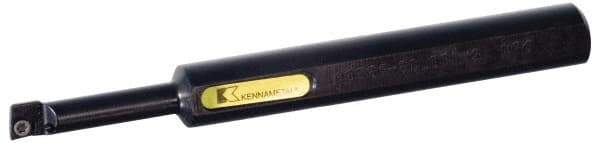 Kennametal - 19.56mm Min Bore Diam, 10" OAL, 5/8" Shank Diam, Indexable Boring Bar - CC.. 21.51 Insert, Screw Holding Method - Eagle Tool & Supply