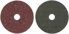 3M - 5" Diam 7/8" Hole 36+ Grit Fiber Disc - Very Coarse Grade, Ceramic, 12,000 Max RPM, Series 982C - Eagle Tool & Supply