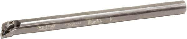 Sumitomo - 1.2" Min Bore Diam, 12" OAL, 1" Shank Diam, A-MWLN Indexable Boring Bar - WNMG 332 Insert, Pin & Clamp Holding Method - Eagle Tool & Supply