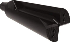 Allied Machine and Engineering - 9" Max Drill Depth, 2.5xD, 3.4" Diam, Indexable Insert Drill - 8 Inserts, 2" Shank Diam, Straight Shank - Eagle Tool & Supply
