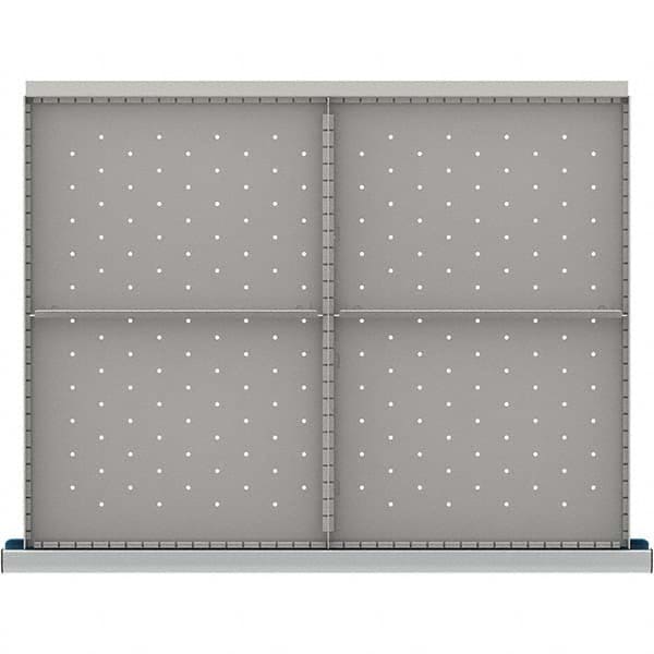 LISTA - 4-Compartment Drawer Divider Layout for 3.15" High Drawers - Eagle Tool & Supply