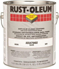 Rust-Oleum - 1 Gal Can Gloss Black Antislip Epoxy - 50 Sq Ft/Gal Coverage, <340 g/L VOC Content - Eagle Tool & Supply