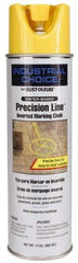 Rust-Oleum - 17 fl oz Yellow Marking Chalk - 500' to 530' Coverage at 1-1/4" Wide, Water-Based Formula - Eagle Tool & Supply