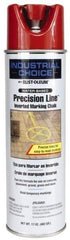 Rust-Oleum - 17 fl oz Red Marking Chalk - 500' to 530' Coverage at 1-1/4" Wide, Water-Based Formula - Eagle Tool & Supply