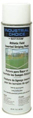 Rust-Oleum - 17 fl oz White Striping Paint - 100' to 200' Coverage at 3" Wide, Water-Based Formula - Eagle Tool & Supply