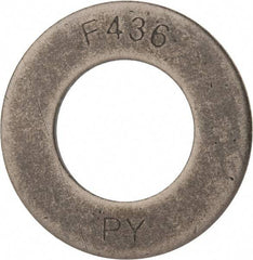 Value Collection - 1-1/2" Screw, Grade SAE 1035-1050 Steel Structural Flat Washer - 1-5/8" ID x 3" OD, Plain Finish - Eagle Tool & Supply