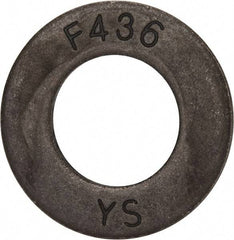 Value Collection - 7/8" Screw, Grade SAE 1035-1050 Steel Structural Flat Washer - 15/16" ID x 1-3/4" OD, Plain Finish - Eagle Tool & Supply