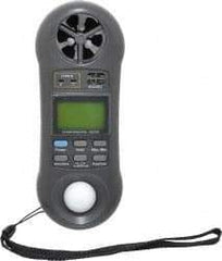 General - 0.4 to 30 m/Sec Air Anemometer, Hygrometer, Thermometer and Light Meter - 1300°F Max - Eagle Tool & Supply