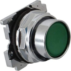 Eaton Cutler-Hammer - Flush Pushbutton Switch Operator - Green, Round Button, Nonilluminated - Eagle Tool & Supply