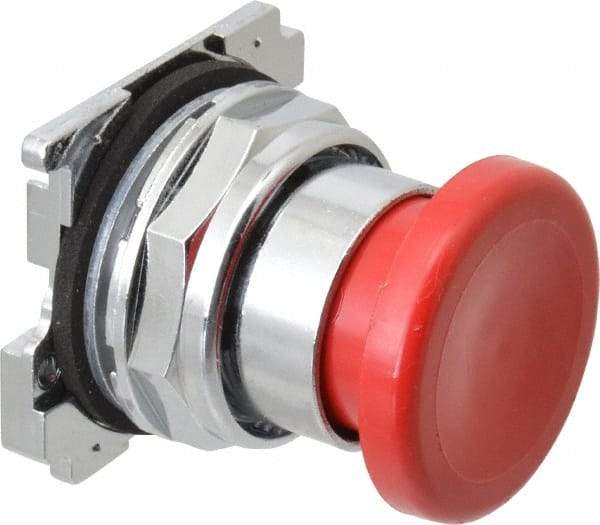 Eaton Cutler-Hammer - Extended Mushroom Head Pushbutton Switch Operator - Red, Round Button, Nonilluminated - Eagle Tool & Supply