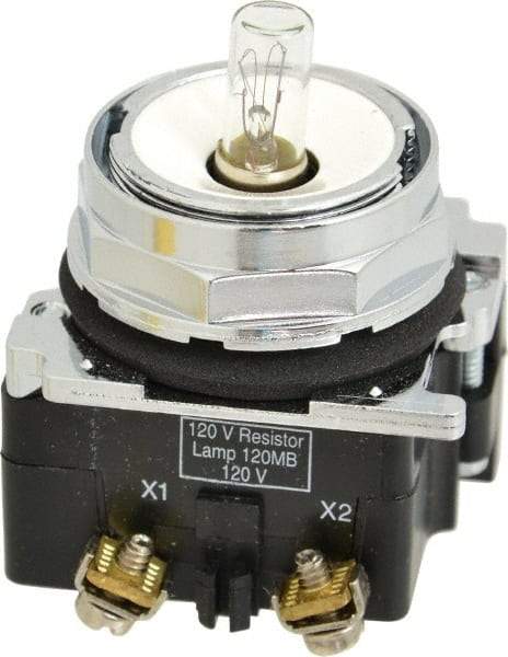 Eaton Cutler-Hammer - 120 VAC/VDC Incandescent Indicating Light - Oiltight, Watertight - Eagle Tool & Supply