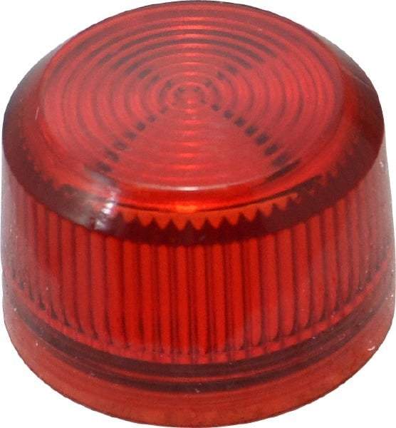 Eaton Cutler-Hammer - Round Pilot and Indicator Light Lens - Red - Eagle Tool & Supply