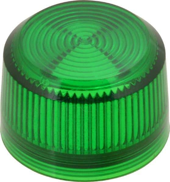 Eaton Cutler-Hammer - Round Pilot and Indicator Light Lens - Green - Eagle Tool & Supply