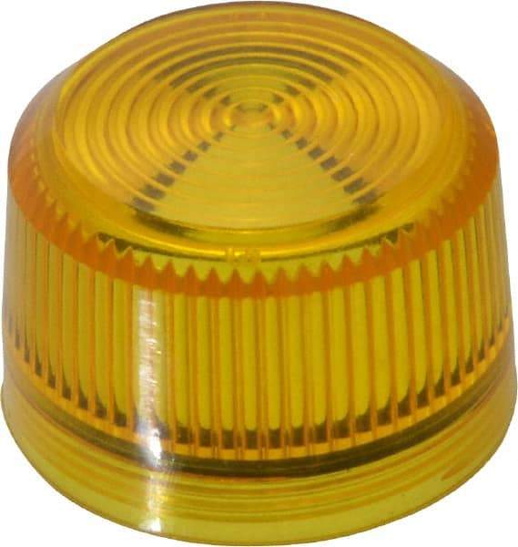 Eaton Cutler-Hammer - Round Pilot and Indicator Light Lens - Yellow - Eagle Tool & Supply