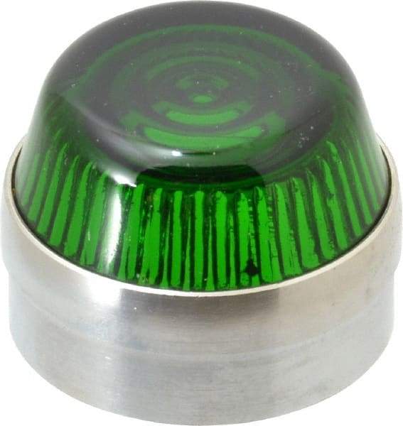 Eaton Cutler-Hammer - Round Pilot and Indicator Light Lens - Green - Eagle Tool & Supply