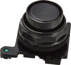 Eaton Cutler-Hammer - Flush Pushbutton Switch Operator - Black, Round Button, Nonilluminated - Eagle Tool & Supply