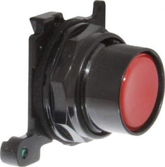 Eaton Cutler-Hammer - Flush Pushbutton Switch Operator - Red, Round Button, Nonilluminated - Eagle Tool & Supply