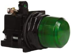 Eaton Cutler-Hammer - 120 VAC Green Lens Incandescent Indicating Light - Corrosion Resistant, Oiltight, Watertight - Eagle Tool & Supply