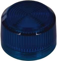 Eaton Cutler-Hammer - Round Pilot and Indicator Light Lens - Blue - Eagle Tool & Supply