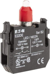 Eaton Cutler-Hammer - 24 VAC/VDC Red Lens LED Indicating Light - Eagle Tool & Supply