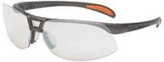 Uvex - SCT-Reflect 50 Lenses, Framed Safety Glasses - Scratch Resistant, Sandstone Polycarbonate Frame, Size Universal, Wrap Around - Eagle Tool & Supply